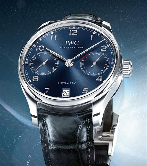 iwc portuguese chronograph blue|iwc portugieser chronograph for sale.